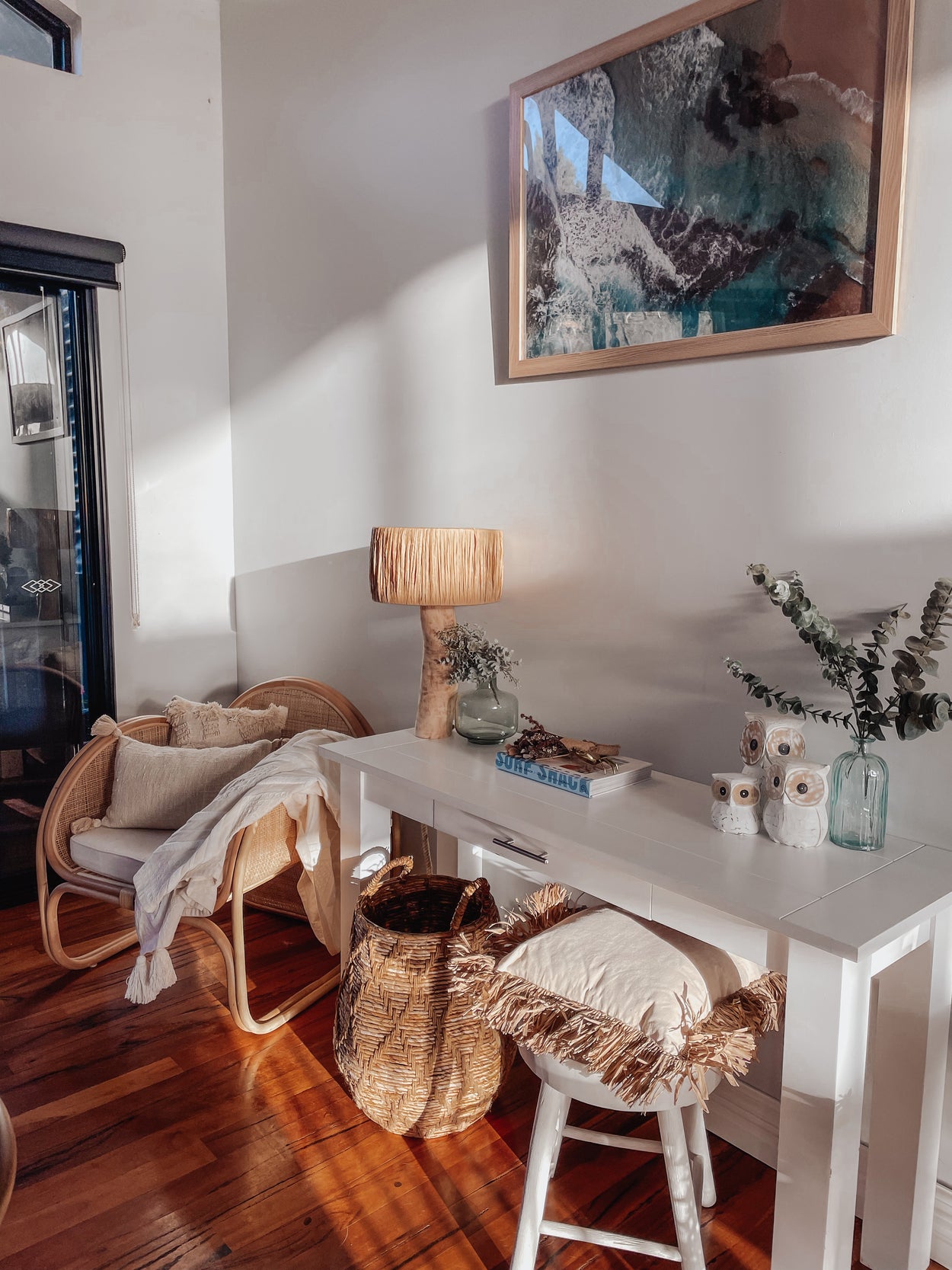 Raffia fringe cushion covers | Coastal Boho Homewares and Decor