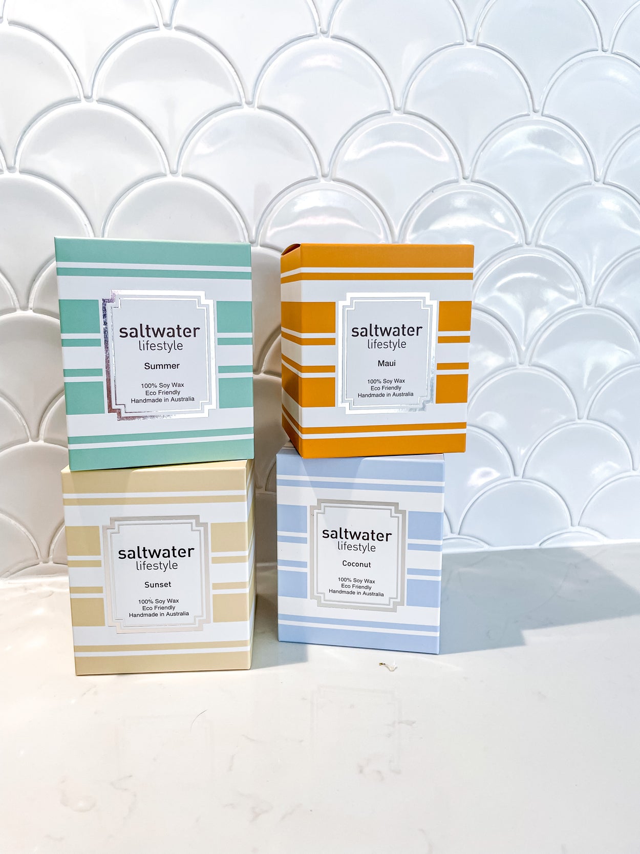Saltwater Lifestyle Classic Soy Candle | Coastal Boho Homewares and Decor
