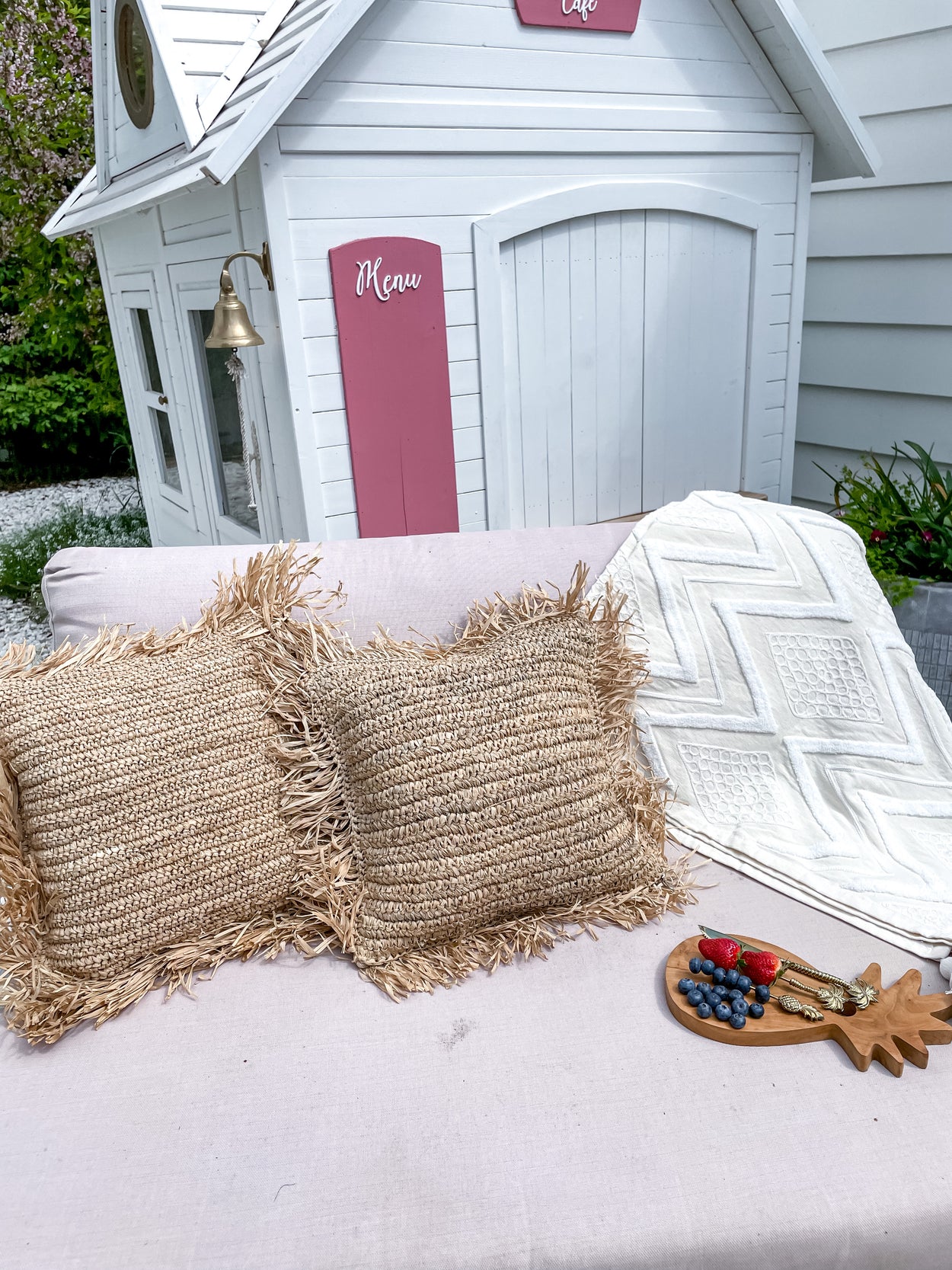 Raffia Cushions covers