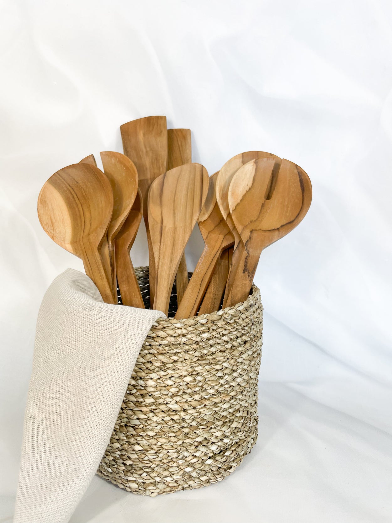 Teak cooking & serving utensils