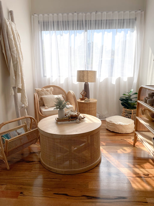 Halo Rattan Table