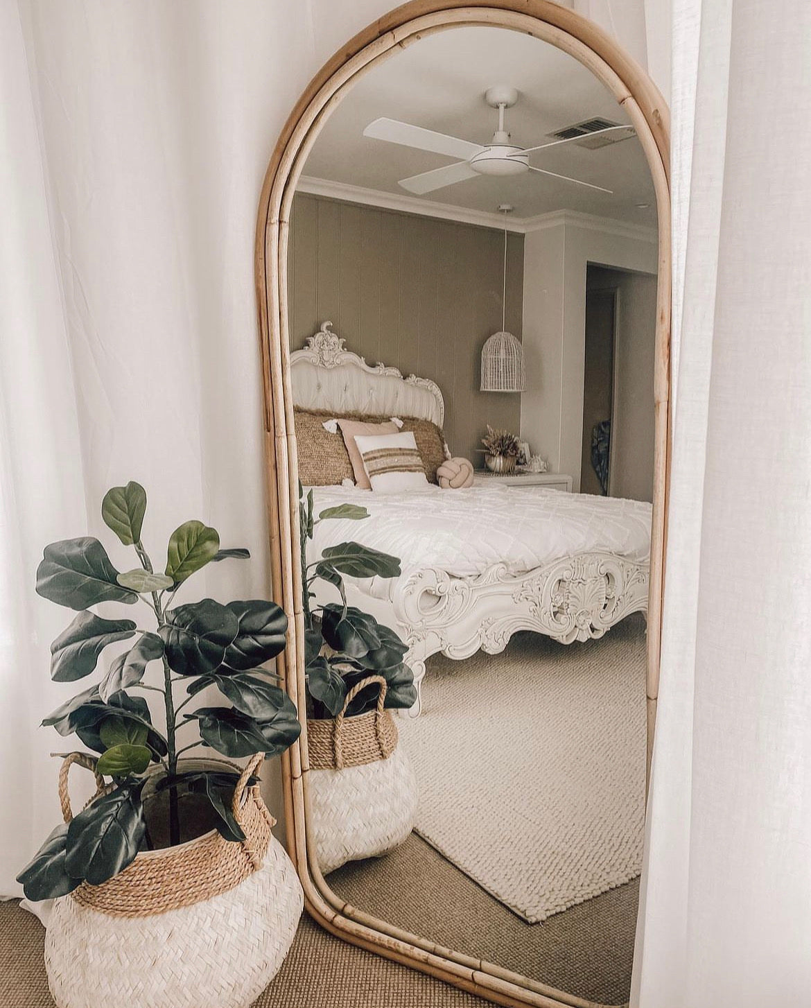 Archie Mirrors Large | Coastal Boho Mirror and Homewares