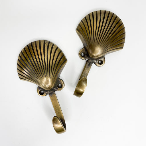 Kora Shell Brass Hook