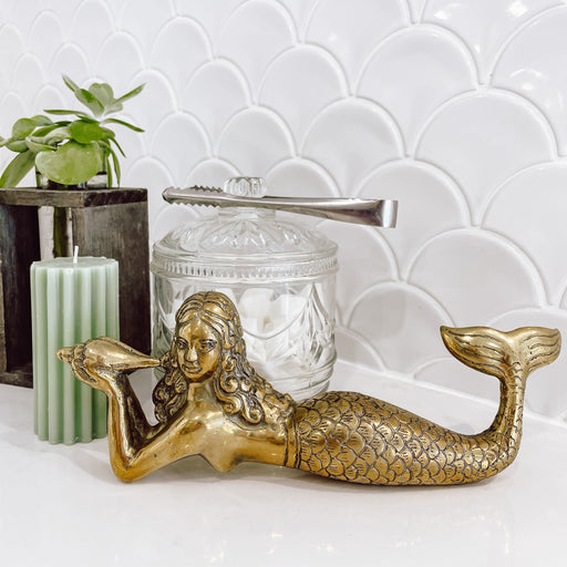 Olive Brass Mermaid