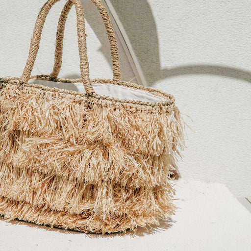 Goldie Raffia Bag