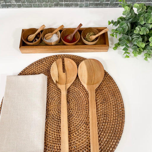 Teaki 4 Dish Condiments