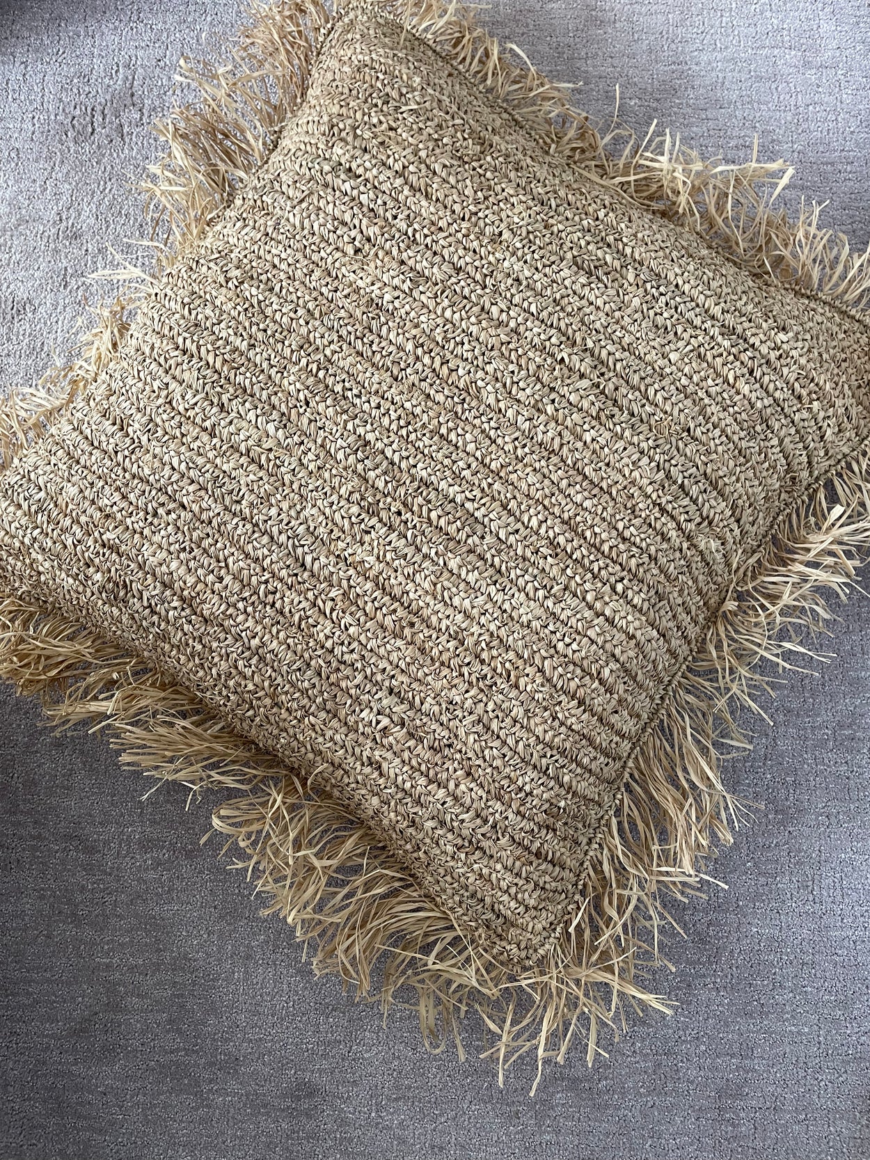 Raffia Cushions covers