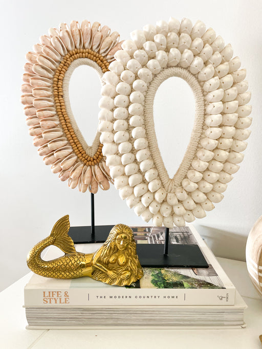Ariel Brass Mermaid Ornament | Coastal Island Decor
