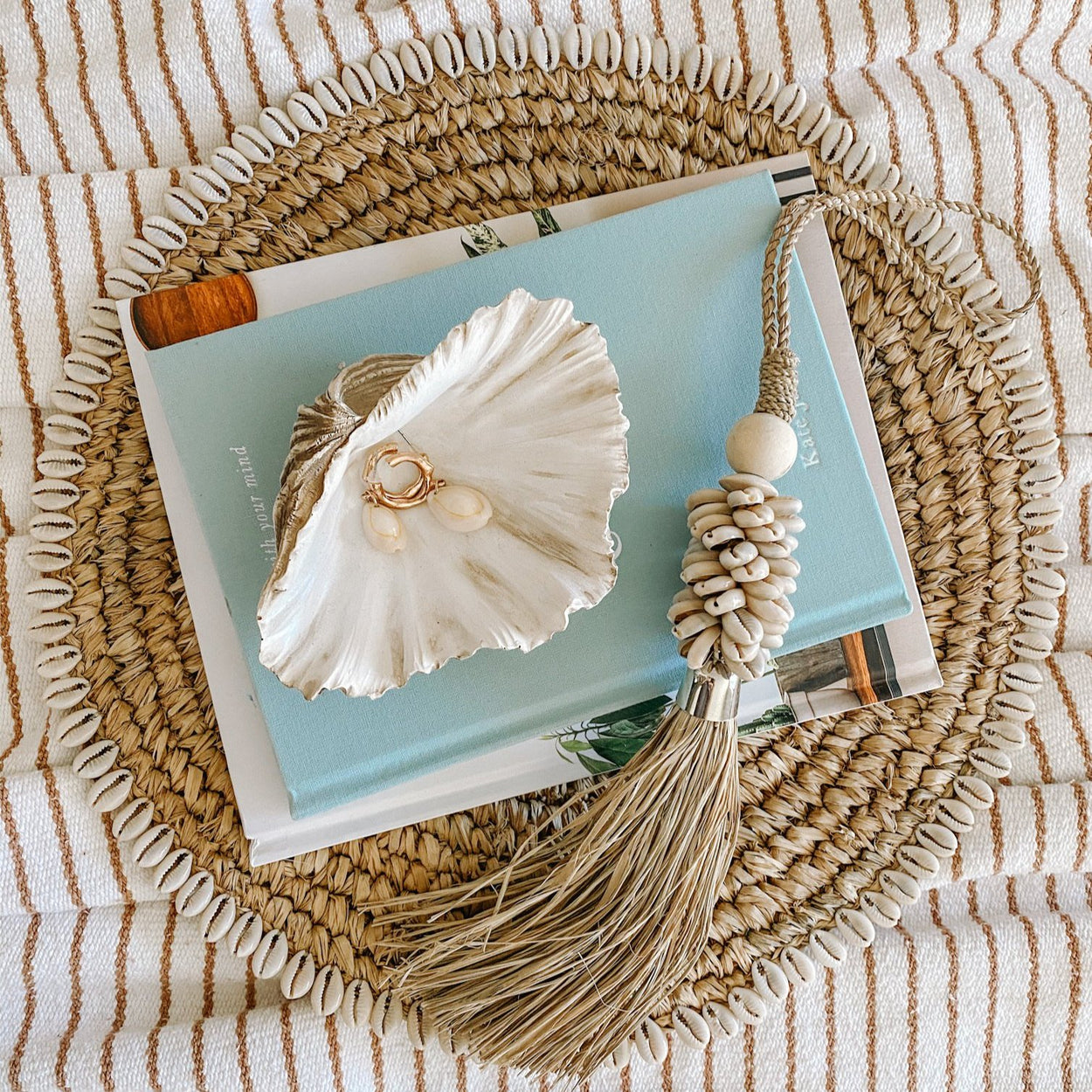Small Cowrie Shell Tassel