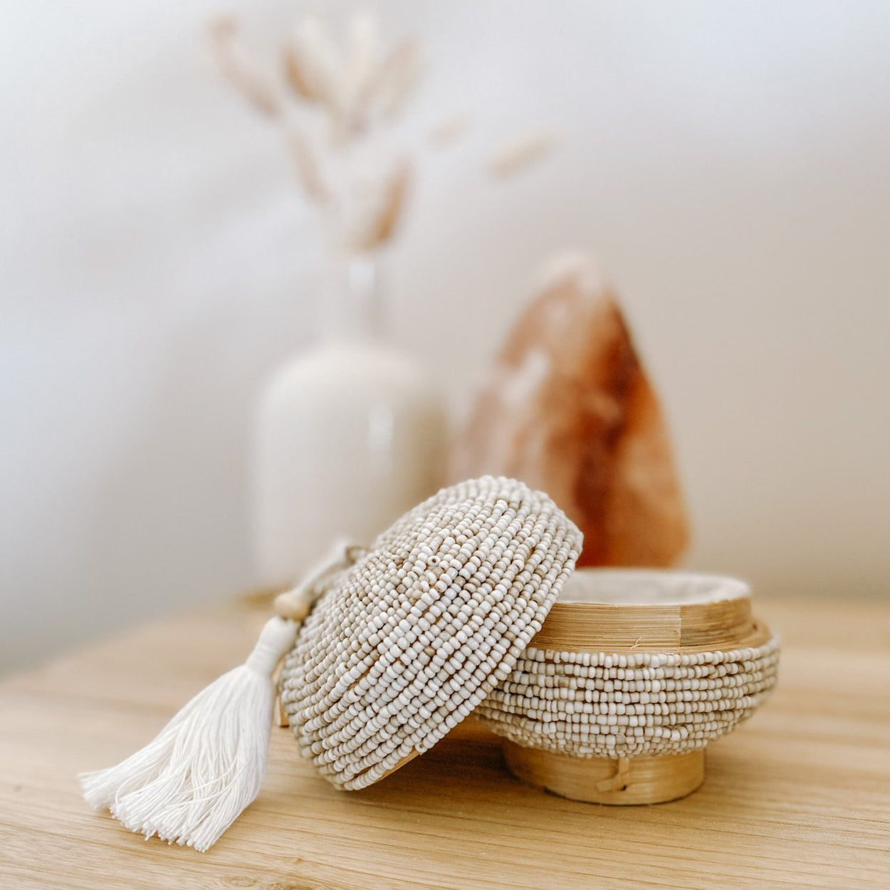 Beaded Trinket Box