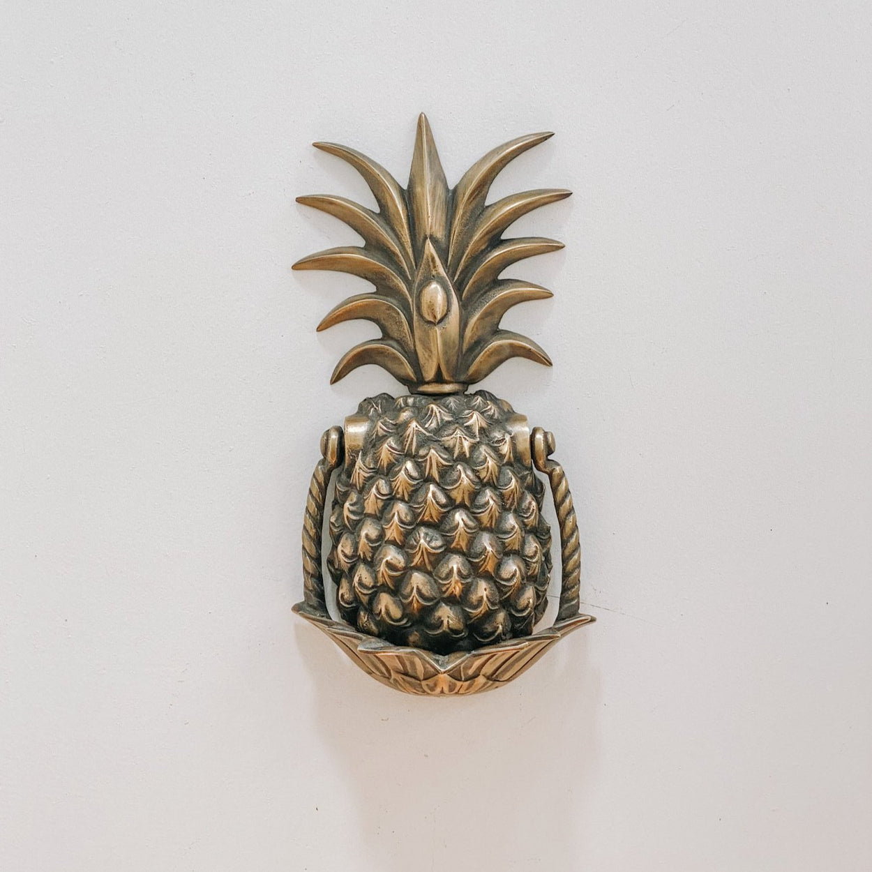 Large Pineapple Brass Door Knocker