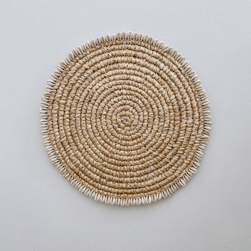 Cowrie Shell Raffia Placemat