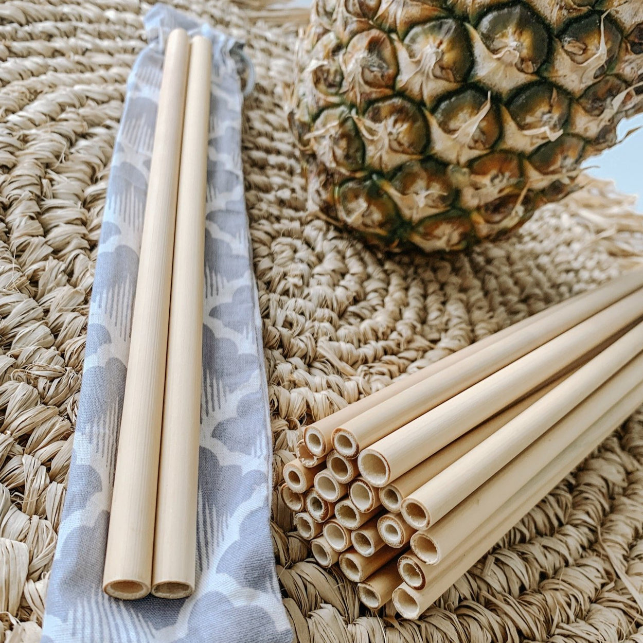 Bamboo Straw Set