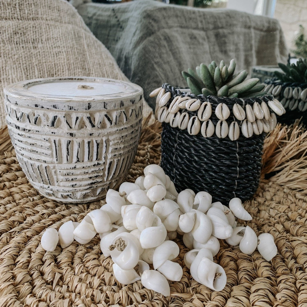 Cone Shell tassel