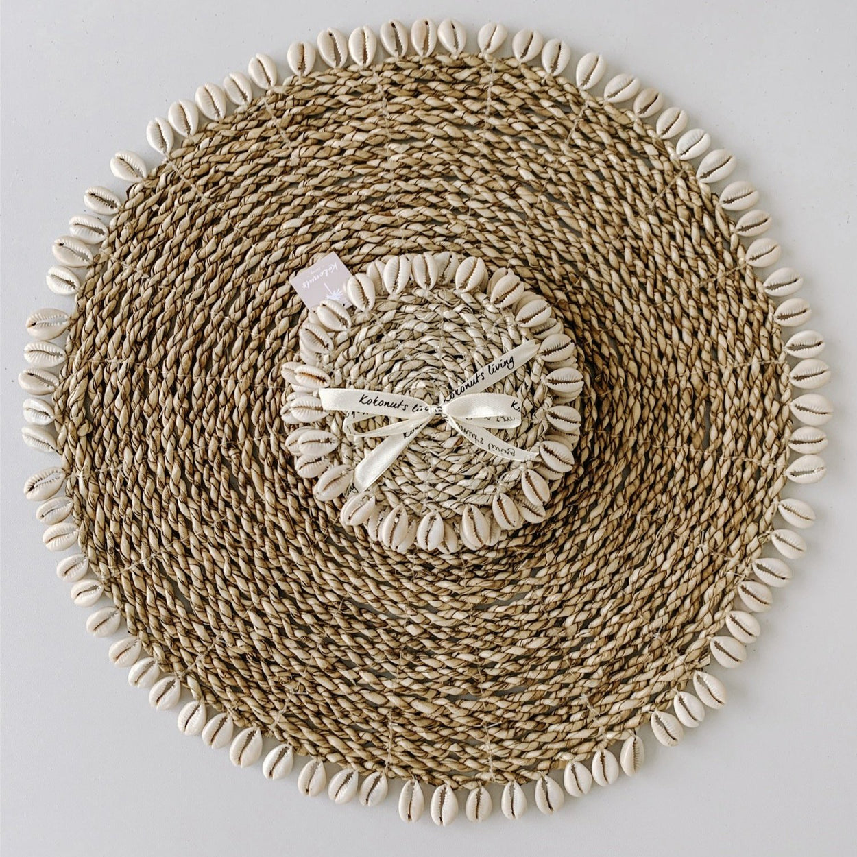 Cowrie Shell Coasters