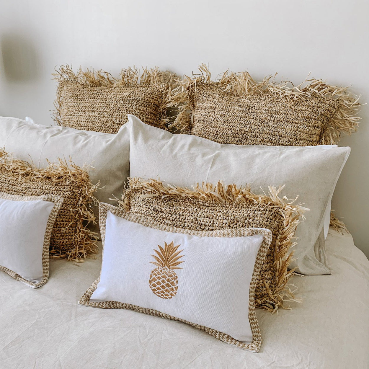 Raffia Cushions covers