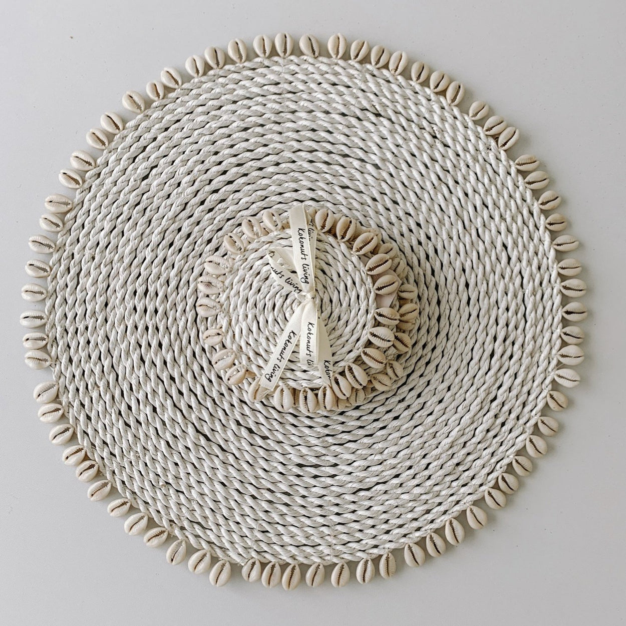 Cowrie Shell Coasters
