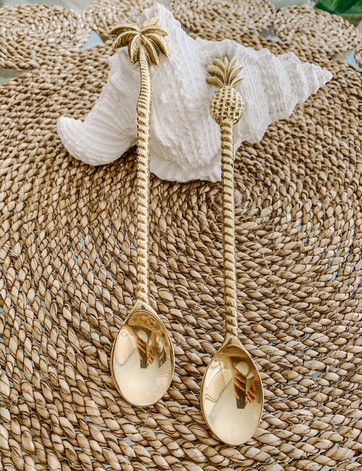 Brass Cocktail Spoons