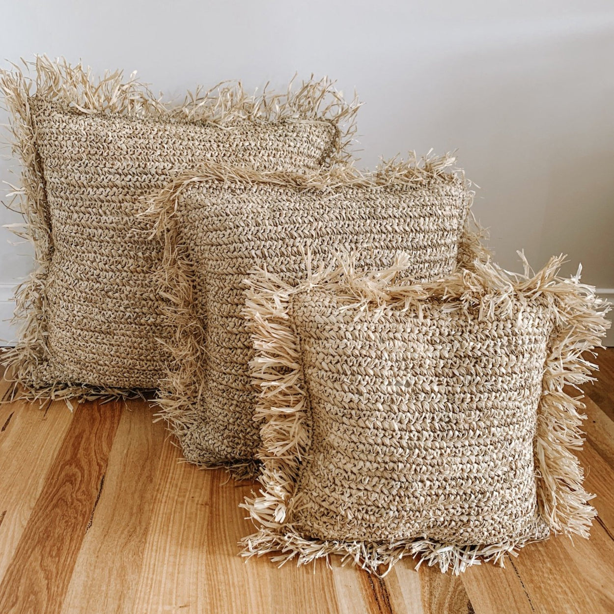 Raffia Cushions covers