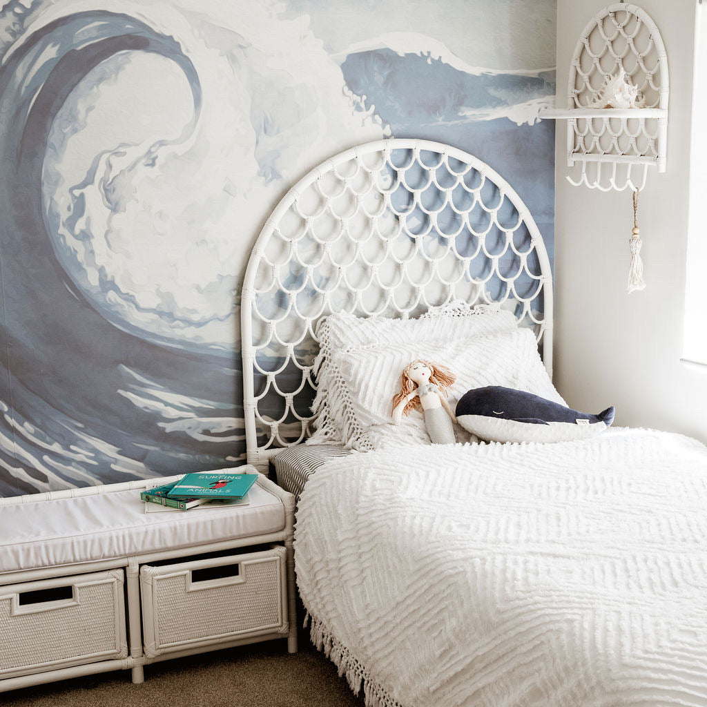 Sirena Mermaid Shelf in White | On Sale