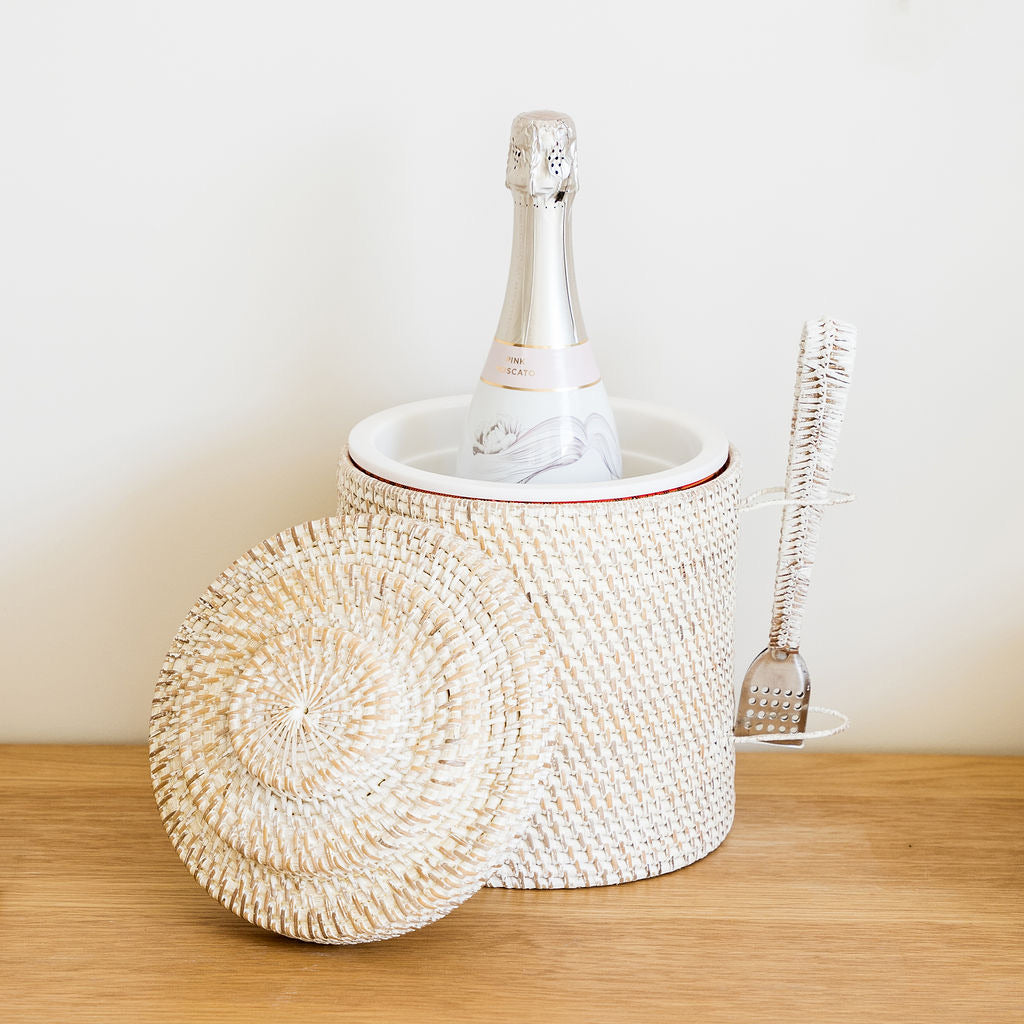 Whitewash Ice Bucket