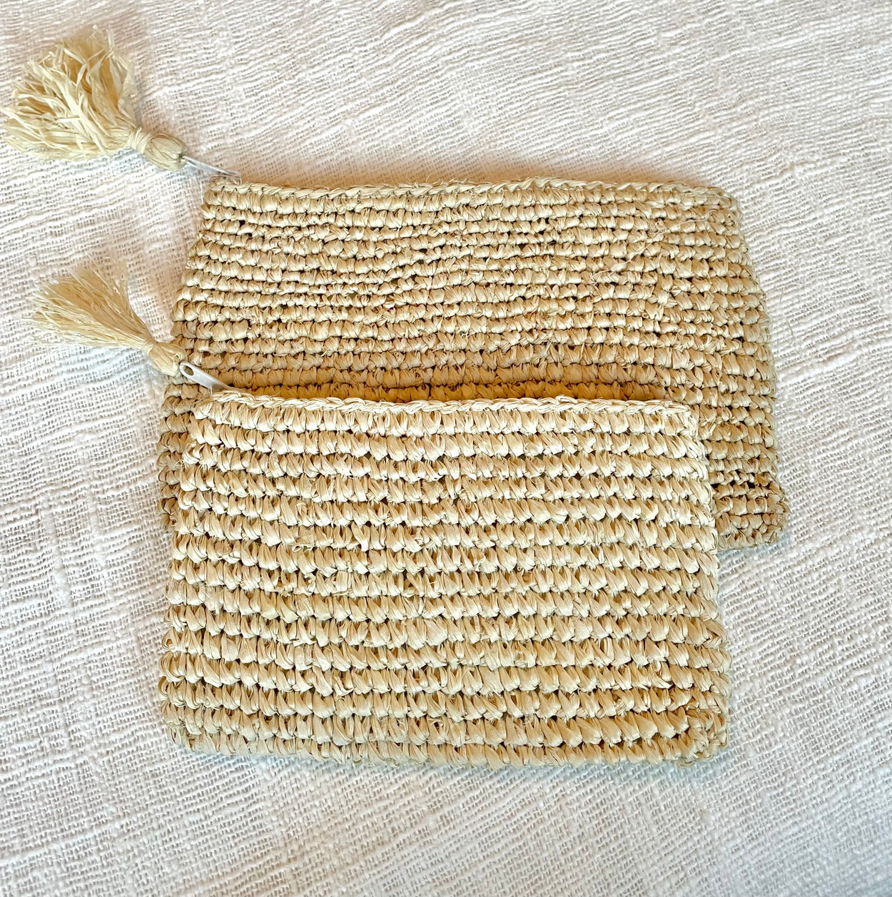 Raffia Pouch