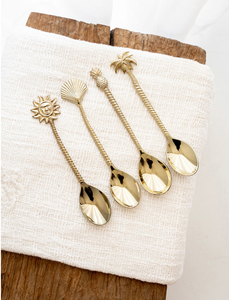 Brass Smoothie Spoon