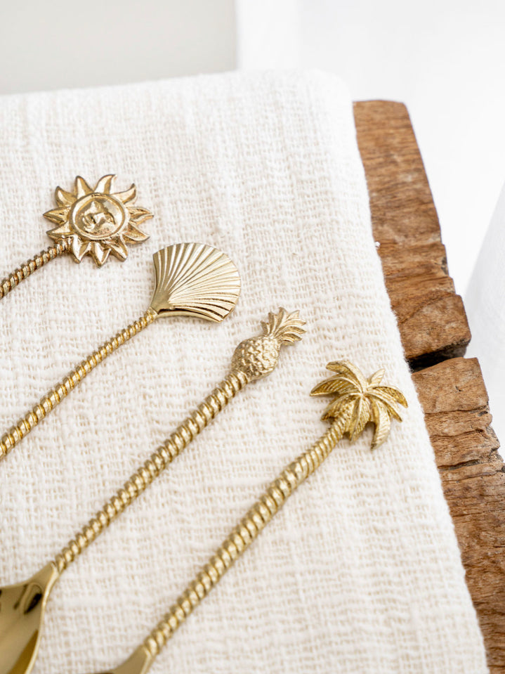 Brass Smoothie Spoon