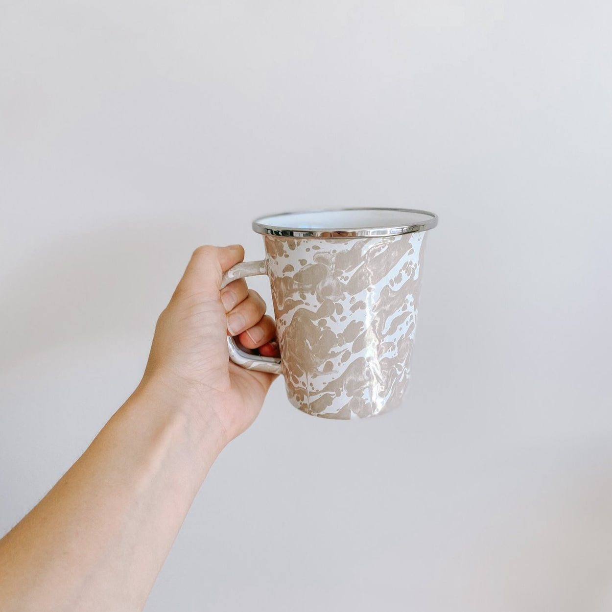 Enamel Latte Mug