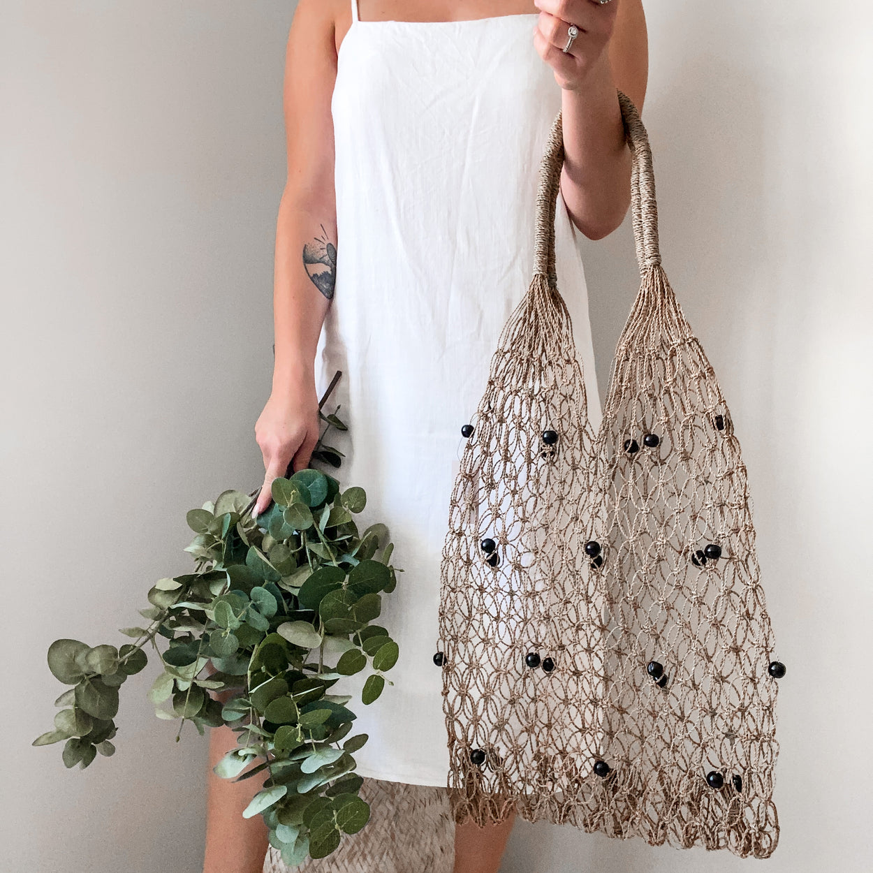 Mykonos Beaded Tote
