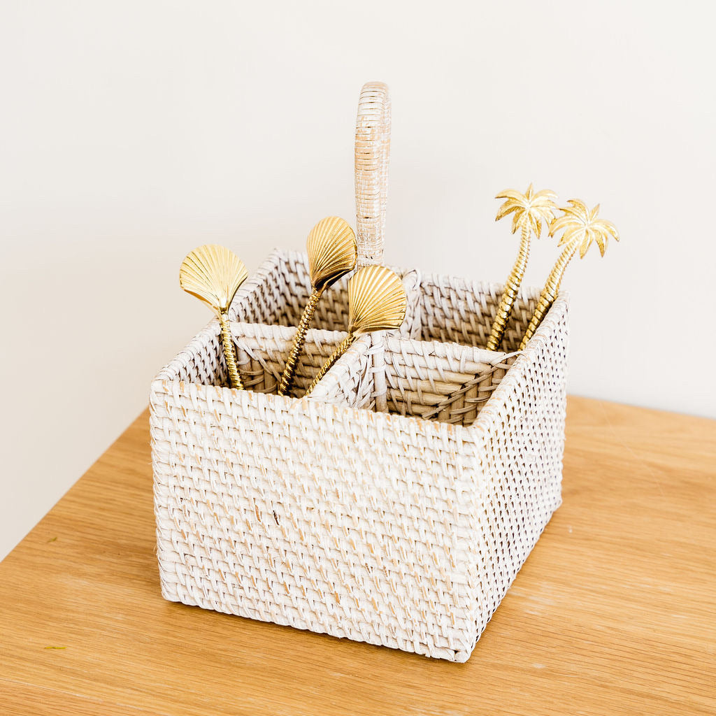 Whitewash Cutlery Caddy