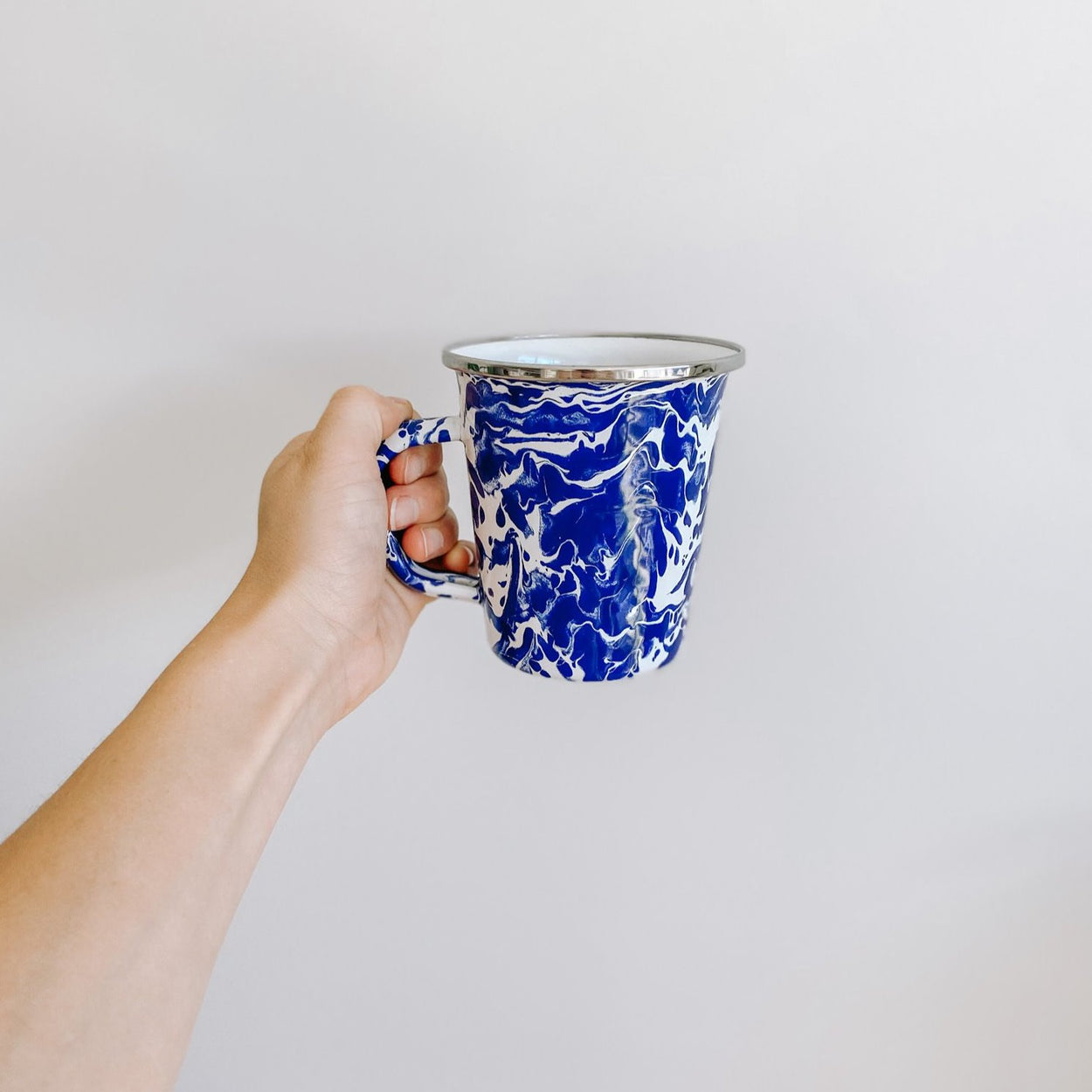 Enamel Latte Mug