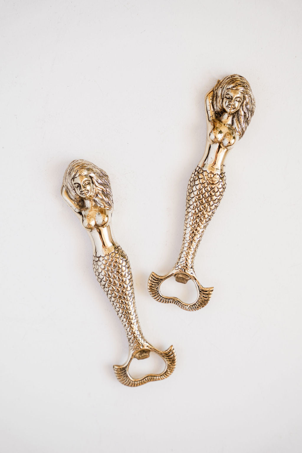 Brass Mermaid Bottle Opener. Boho Coastal Homewares Australia