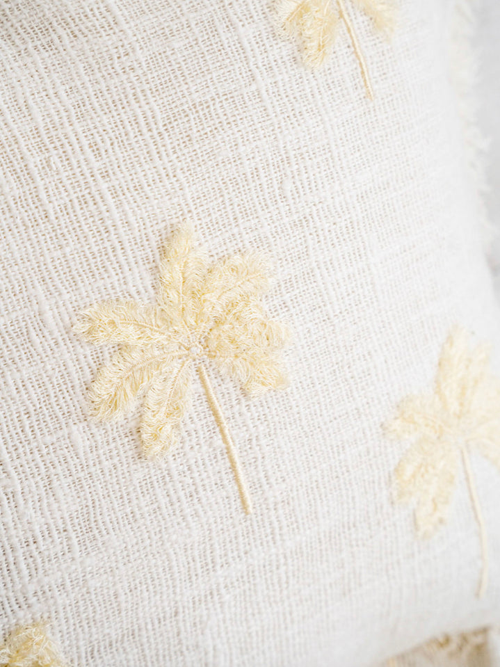 Cotton palm tree cushion