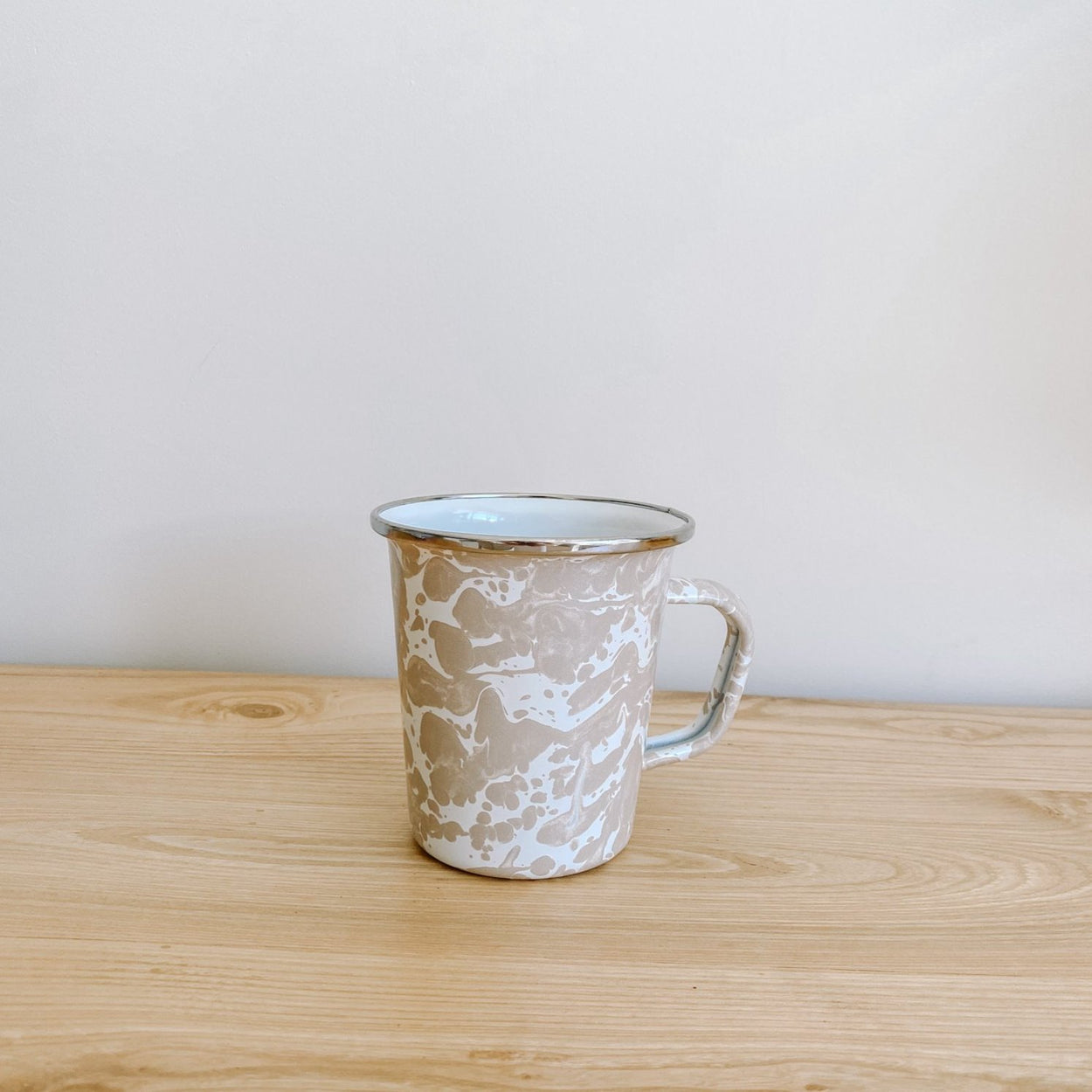 Enamel Latte Mug