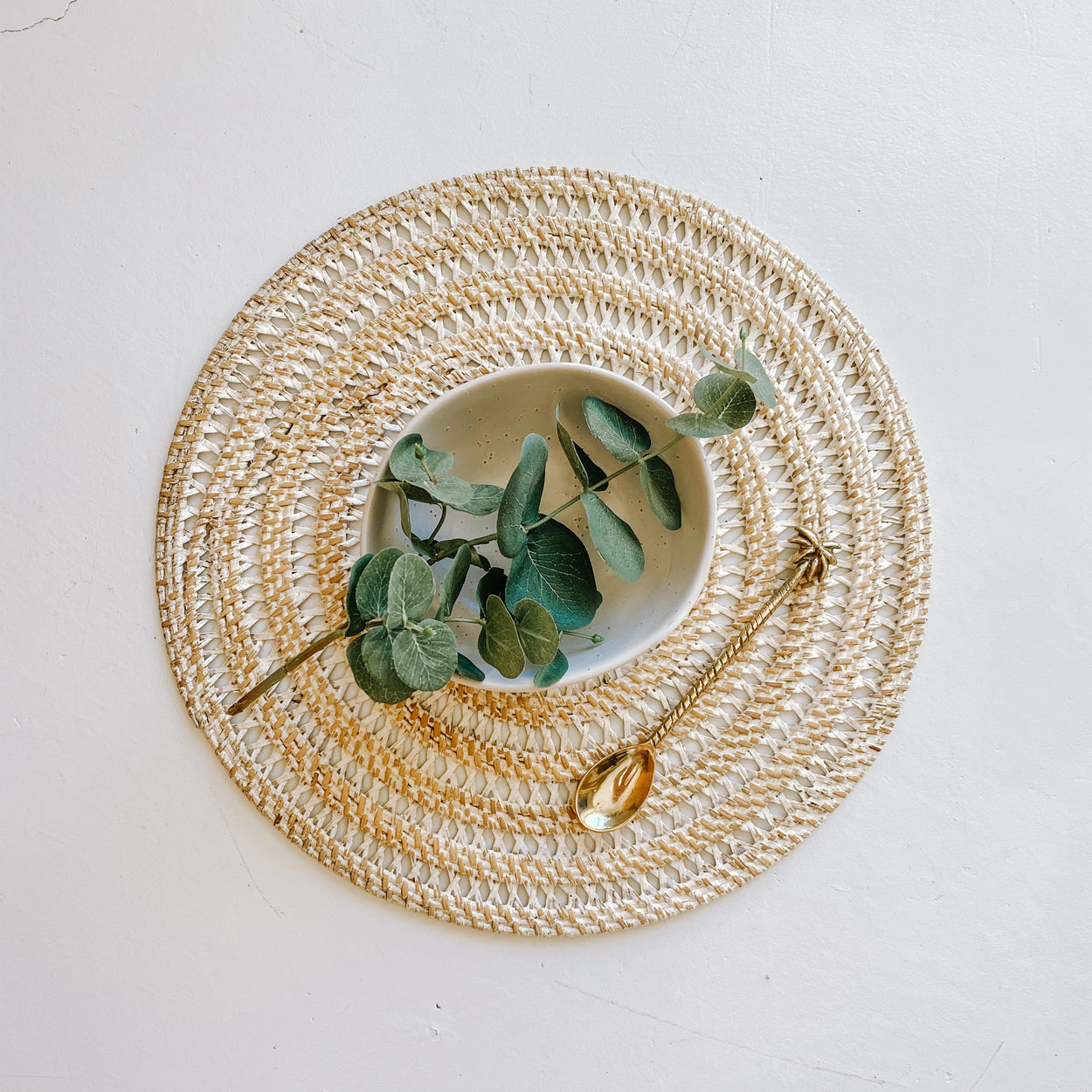 Whitewash Woven Placemat