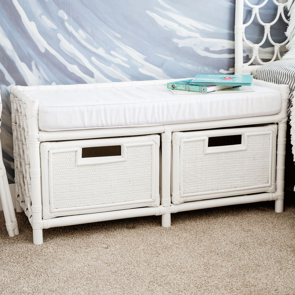 Sirena Kids Bench Seat in White