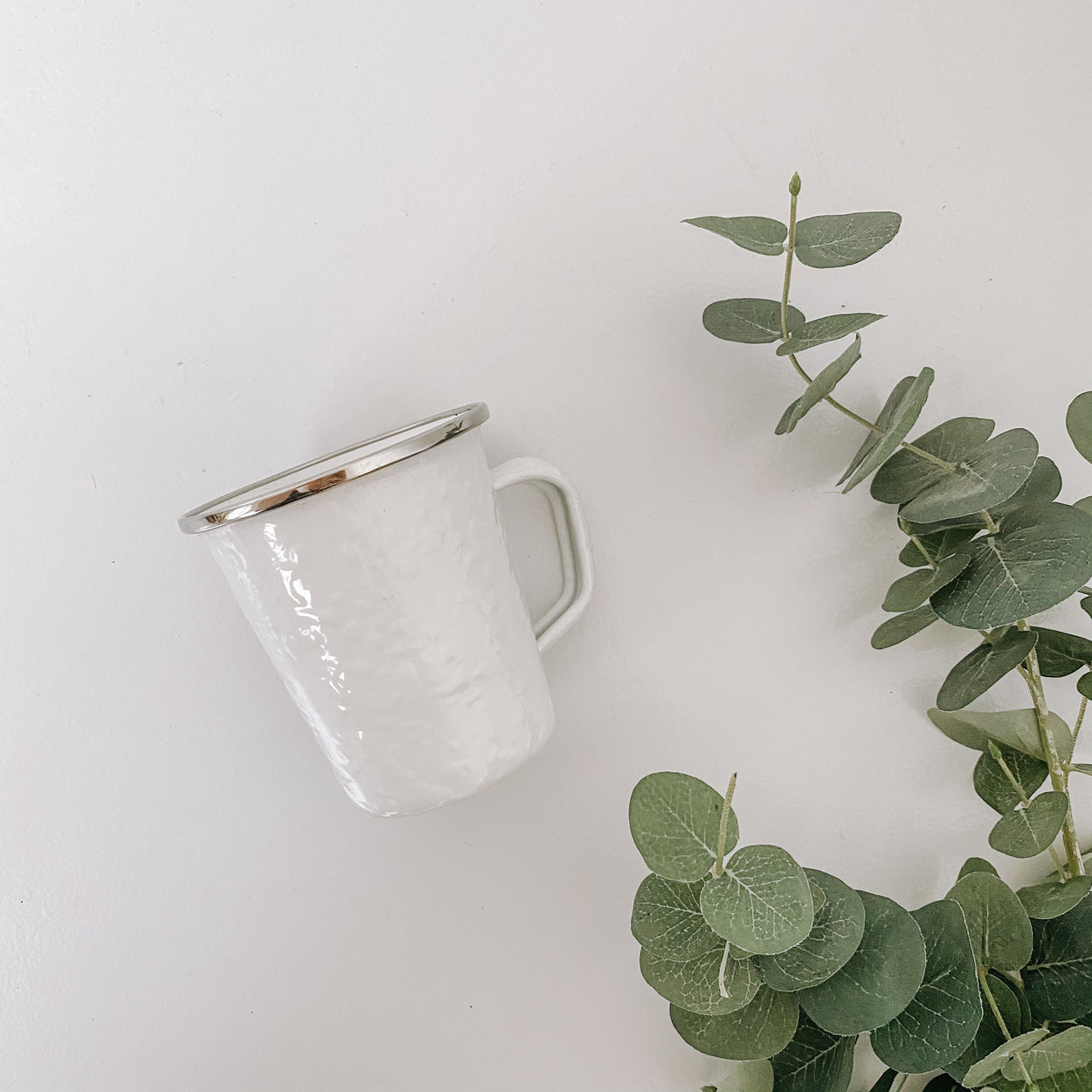 Enamel Latte Mug