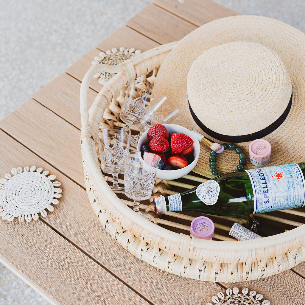 Rattan Serving Tray