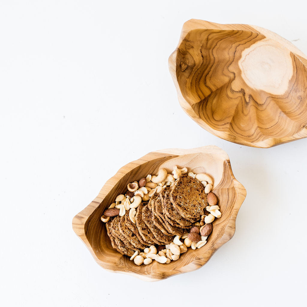 Teaki Clam Shell