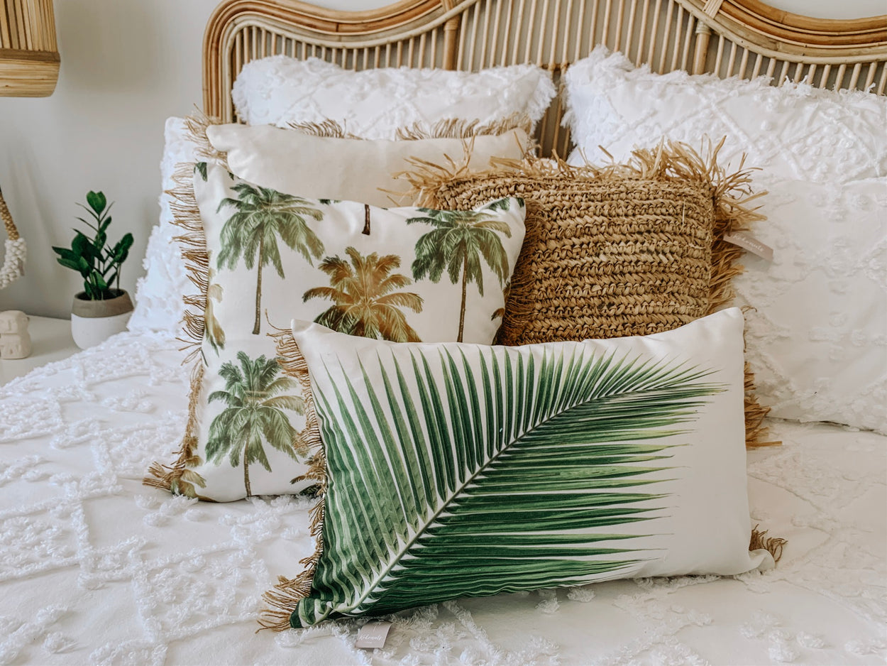 Koko’s palm cushion cover