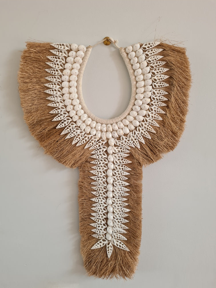 Wall Decor | Lombok natural grass and seashell |