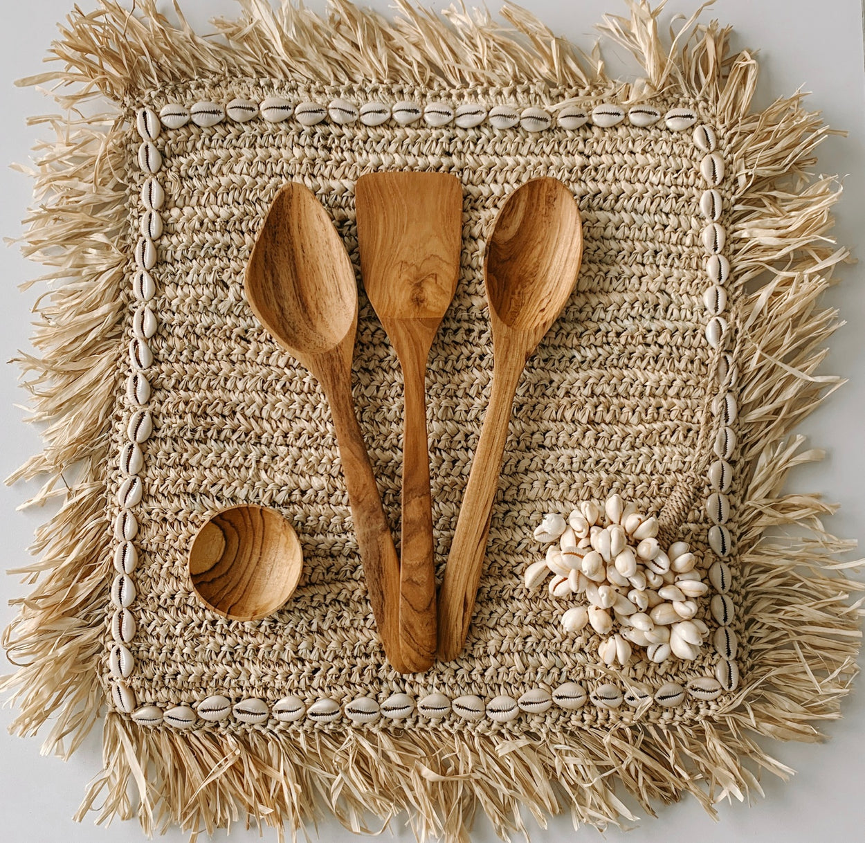 Teak Wood Salad Servers
