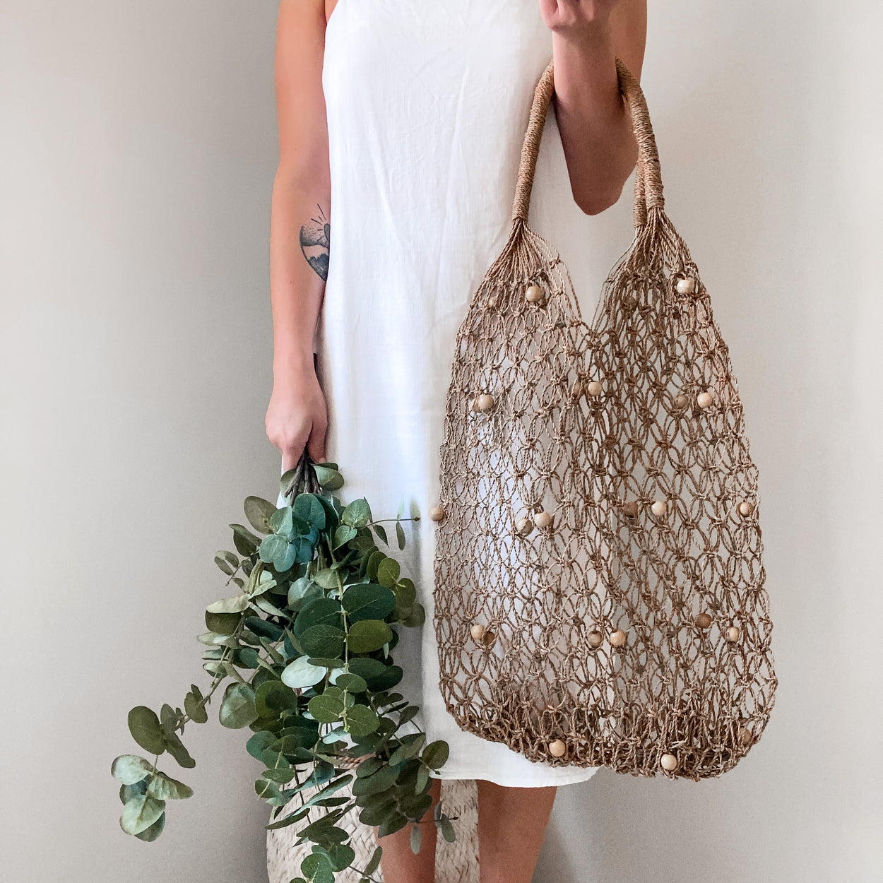 Mykonos Beaded Tote