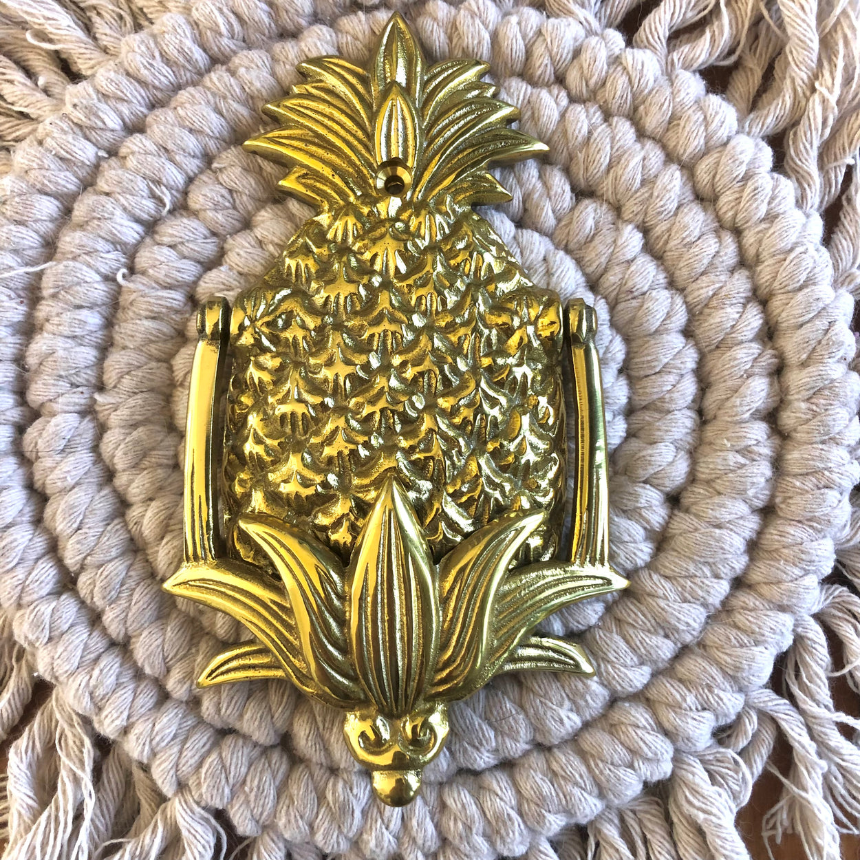 Pineapple Brass Door Knocker