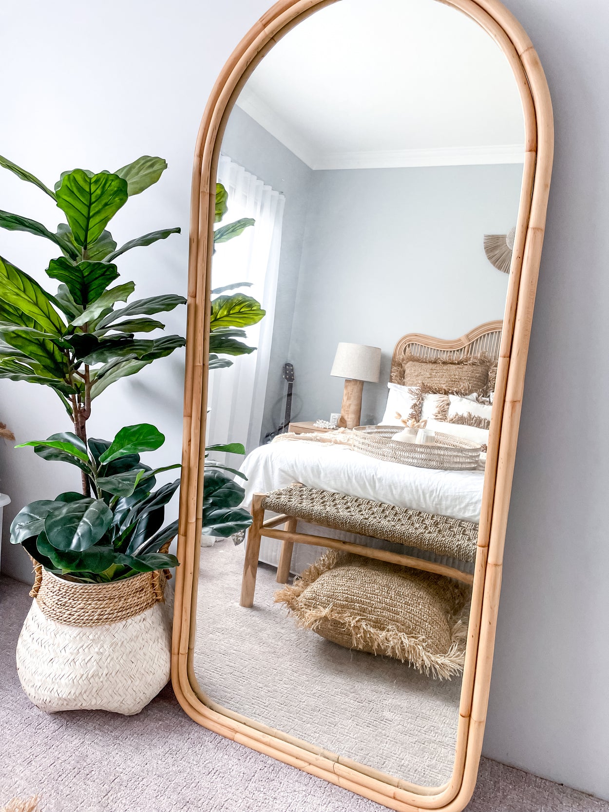 Archie Mirrors Large | Coastal Boho Mirror and Homewares