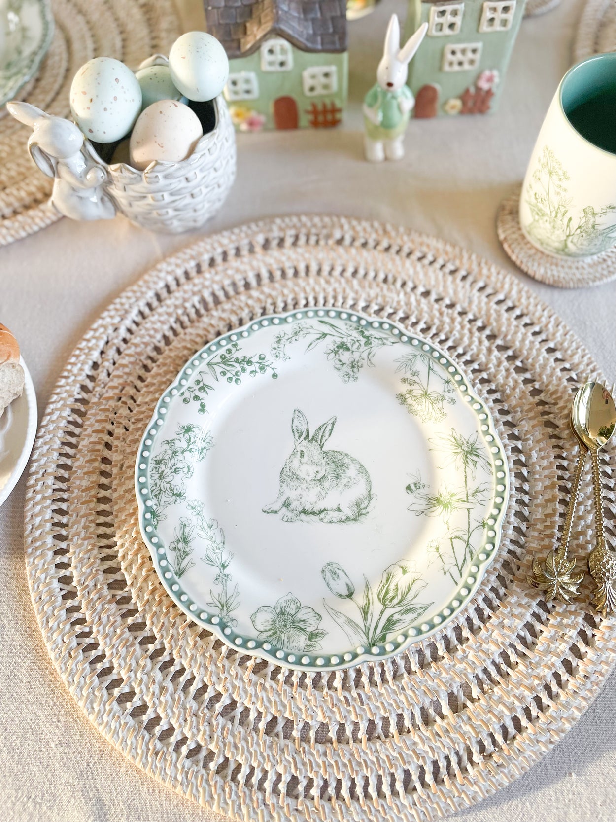 Whitewash Woven Placemat