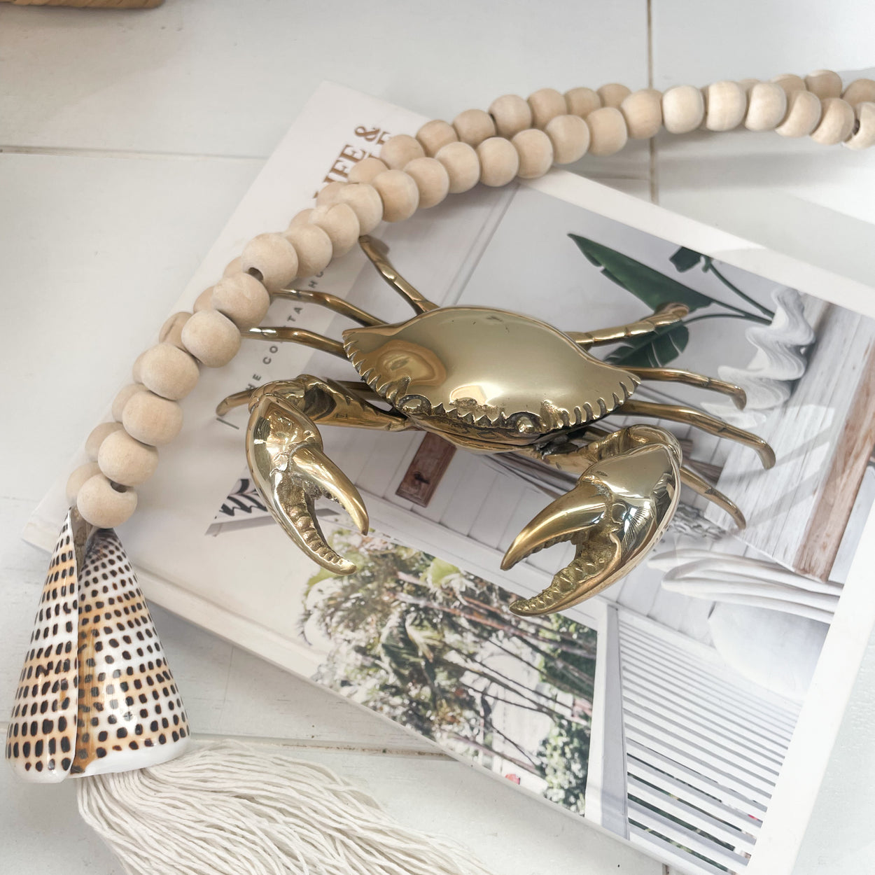 Brass Crabs | Coastal home decor