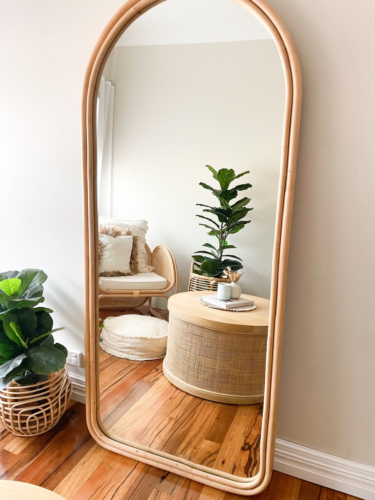 Lotus Planter | Handmade rattan planter