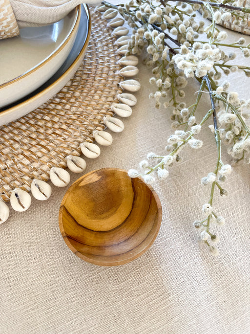 Teaki Garnish Bowl